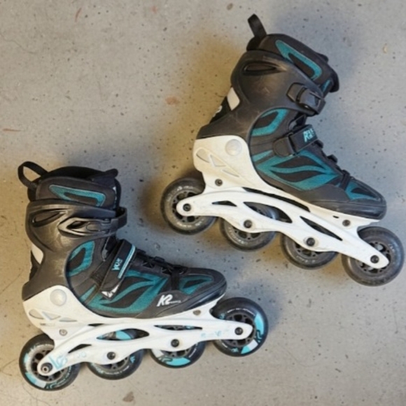 Shoes - K2 VO2 90 Boa unisex inline skates graphite gray/teal Women’s US 9/10.25”